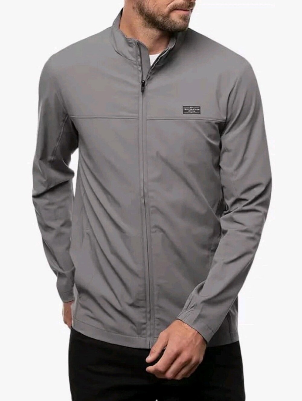 Travis Mathew Crystal Cove 2.0 Jacket men's Quiet Shade Gray sz XXL lightweight